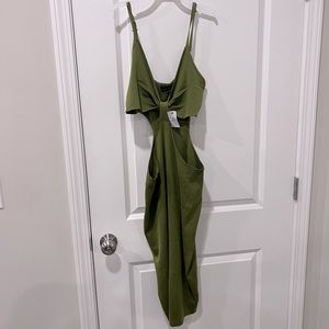 Olive|cut out sides Dress